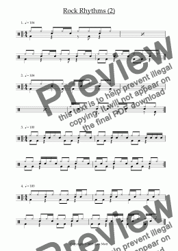 page one of Rock Rhythms (2)