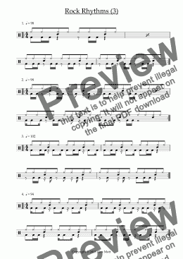 page one of Rock Rhythms (3)