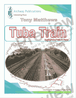 page one of Tuba Train (Euphonium / Tuba & Piano)