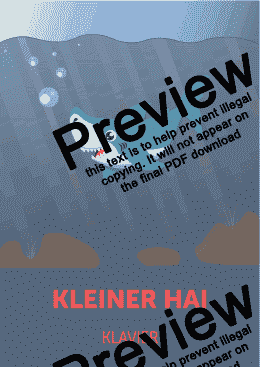 page one of Kleiner Hai