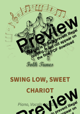 page one of Swing Low, Sweet Chariot