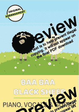 page one of Baa Baa Black Sheep