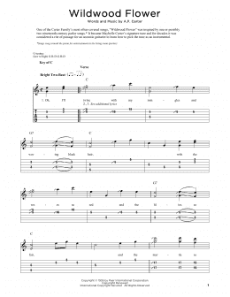 page one of Wildwood Flower (Dobro)