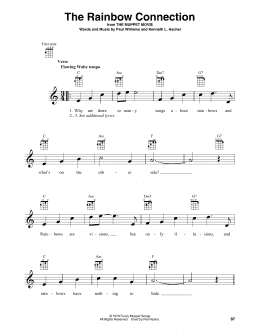 page one of The Rainbow Connection (Baritone Ukulele)