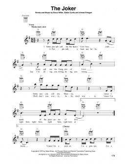 page one of The Joker (Baritone Ukulele)