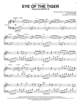 page one of Eye Of The Tiger (Piano Solo)