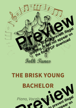 page one of The brisk young bachelor