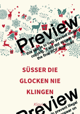 page one of Süßer die Glocken nie klingen