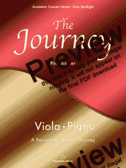 page one of The Journey - [Viola & Piano] 