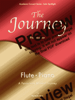 page one of The Journey - [Flute & Piano] 