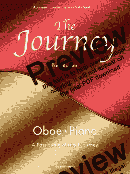 page one of The Journey - [Oboe & Piano]