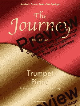 page one of The Journey - [Trumpet & Piano] 