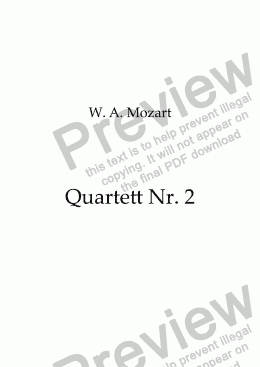 page one of Mozart, Klavierquartett Nr. 2 Es-Dur KV 493 – Flöte (anstelle Violine)