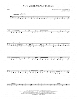 page one of You Were Meant For Me (Tuba Solo)