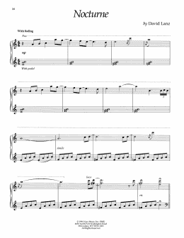 page one of Nocturne (Piano Solo)