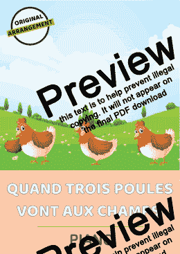 page one of Quand Trois Poules Vont Aux Champs