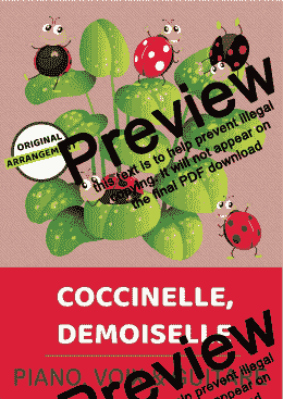 page one of Coccinelle, Demoiselle