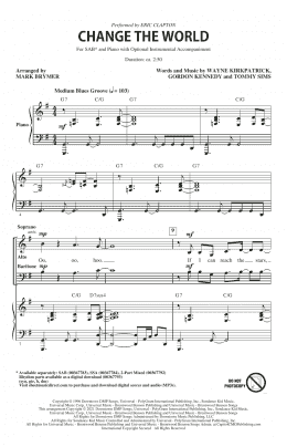 page one of Songs Of Hope (Choral Collection) (SAB Choir)