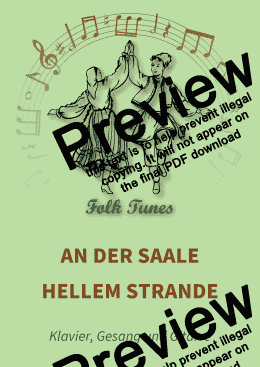 page one of An der Saale hellem Strande