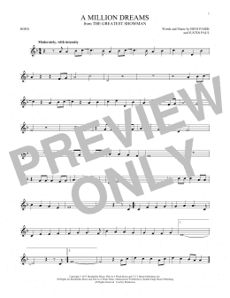 page one of A Million Dreams (from The Greatest Showman) (French Horn Solo)