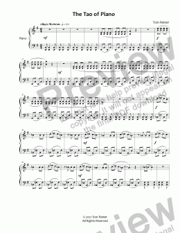 page one of The Tao of Piano