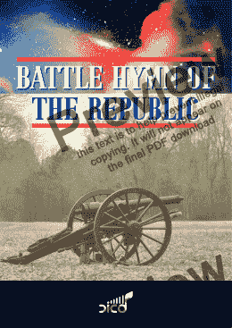 page one of BATTLE HYMN OF THE REPUBLIC