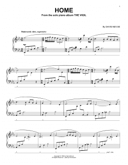 page one of Home (Piano Solo)