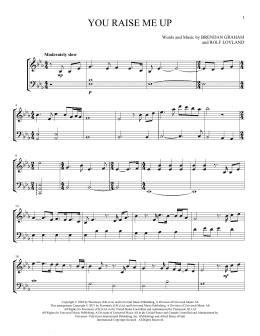 page one of You Raise Me Up (Instrumental Duet)