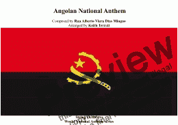 page one of Angolan National Anthem for String Orchestra (World National Anthem Series)