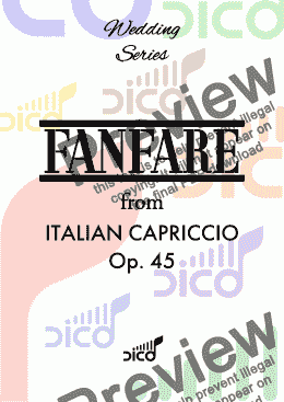 page one of FANFARE (Italian Capriccio) in C