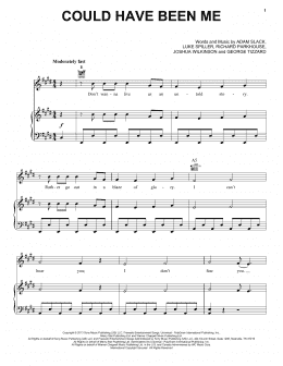 page one of Could Have Been Me (from Sing 2) (Piano, Vocal & Guitar Chords (Right-Hand Melody))