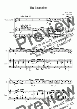 page one of Ragtime Suite