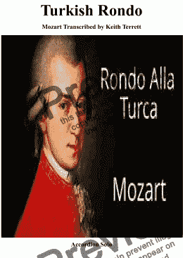 page one of Rondo all Turca for Accordion