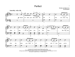 page one of Perfect (Educational Piano)