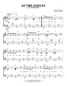 page one of As Time Goes By (Accordion)