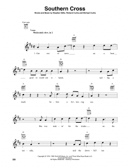 page one of Southern Cross (Baritone Ukulele)