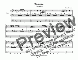 page one of Psalm-124 - Chorale Prelude