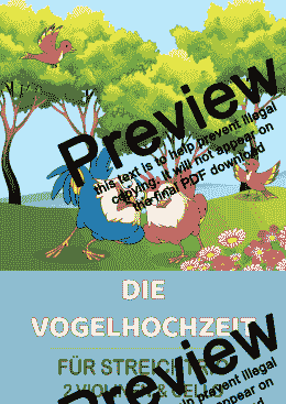 page one of Die Vogelhochzeit