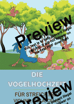 page one of Die Vogelhochzeit