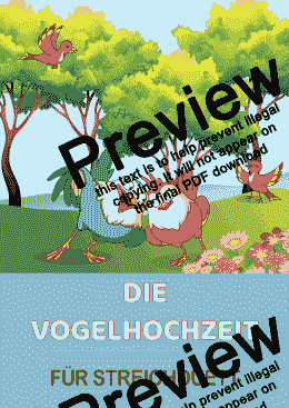 page one of Die Vogelhochzeit