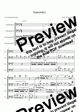 Earth, Wind And Fire - September - Download Sheet Music PDF File