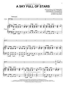 A Sky Full Of Stars-ColdPlay-Piano Solo Sheet music for Piano