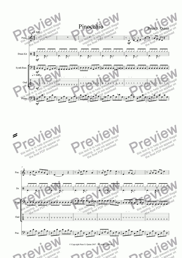 pinocchio-download-sheet-music-pdf-file