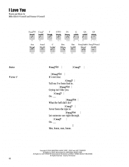 page one of i love you (Guitar Chords/Lyrics)