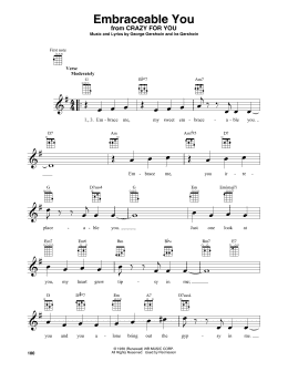 page one of Embraceable You (Baritone Ukulele)