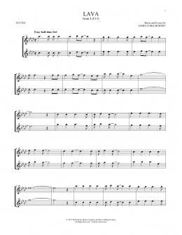 page one of Lava (from Lava) (Flute Duet)