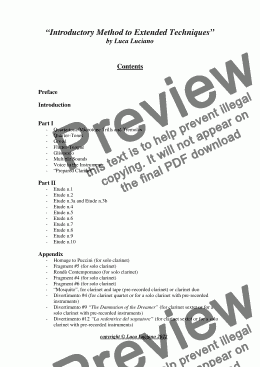 page one of Introductory Method to Extended Techniques