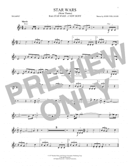 page one of Star Wars (Main Theme) (Trumpet Solo)