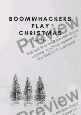 page one of boomwhackers play christmas