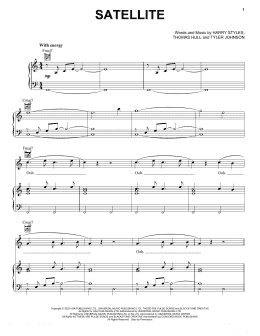 page one of Satellite (Piano, Vocal & Guitar Chords (Right-Hand Melody))